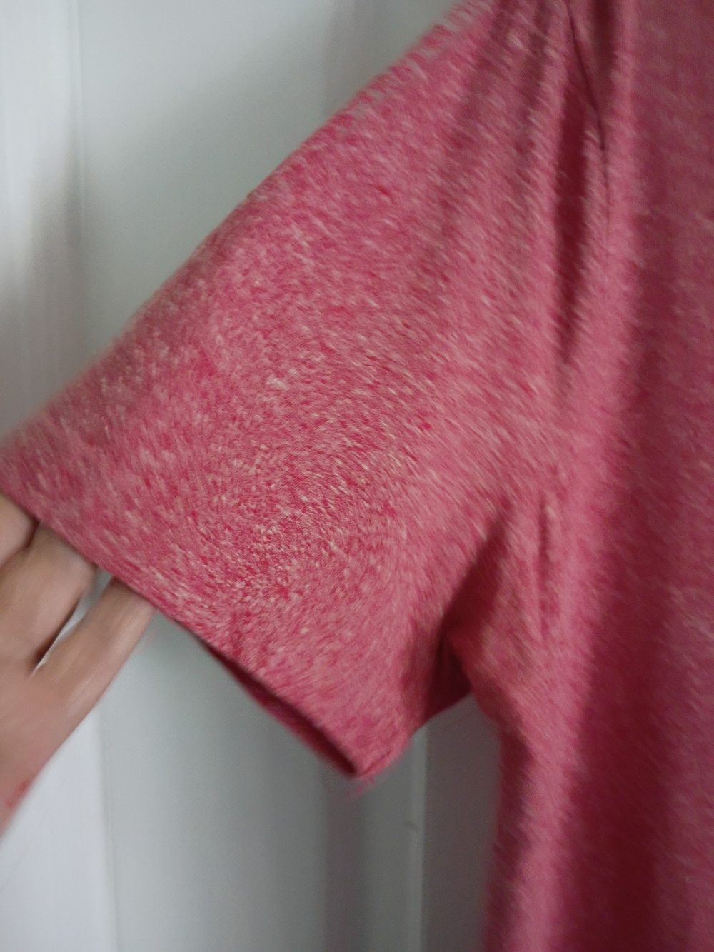 Old Navy New Red Heather Short-Sleeve Crew Tee - Picture 6 of 8